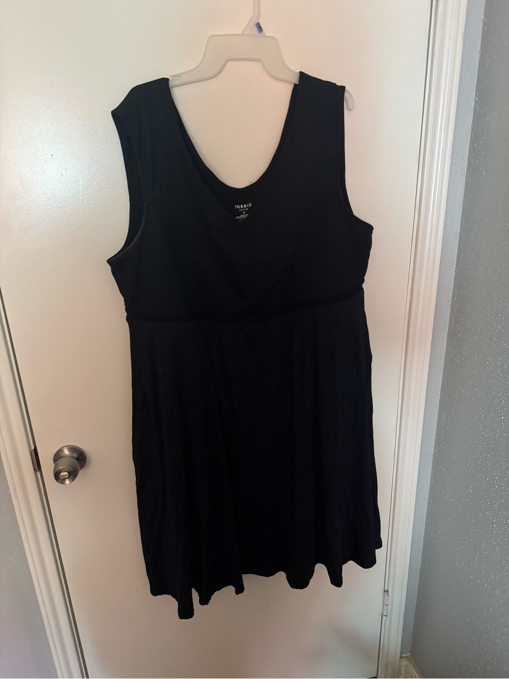 Torrid Black Active Dress with built in shorts